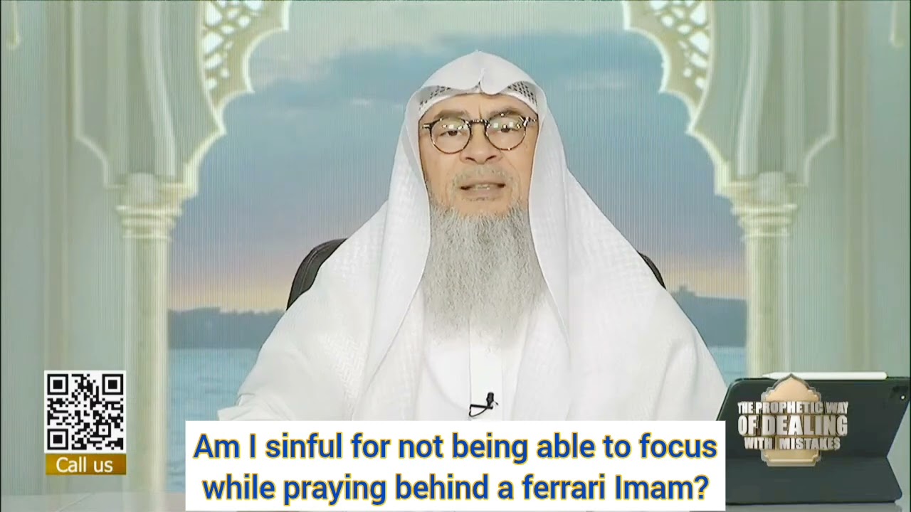 Am I sinful for not being able to focus & contemplate while praying Taraweeh