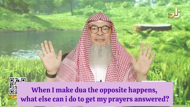 When I make dua the opposite happens,...