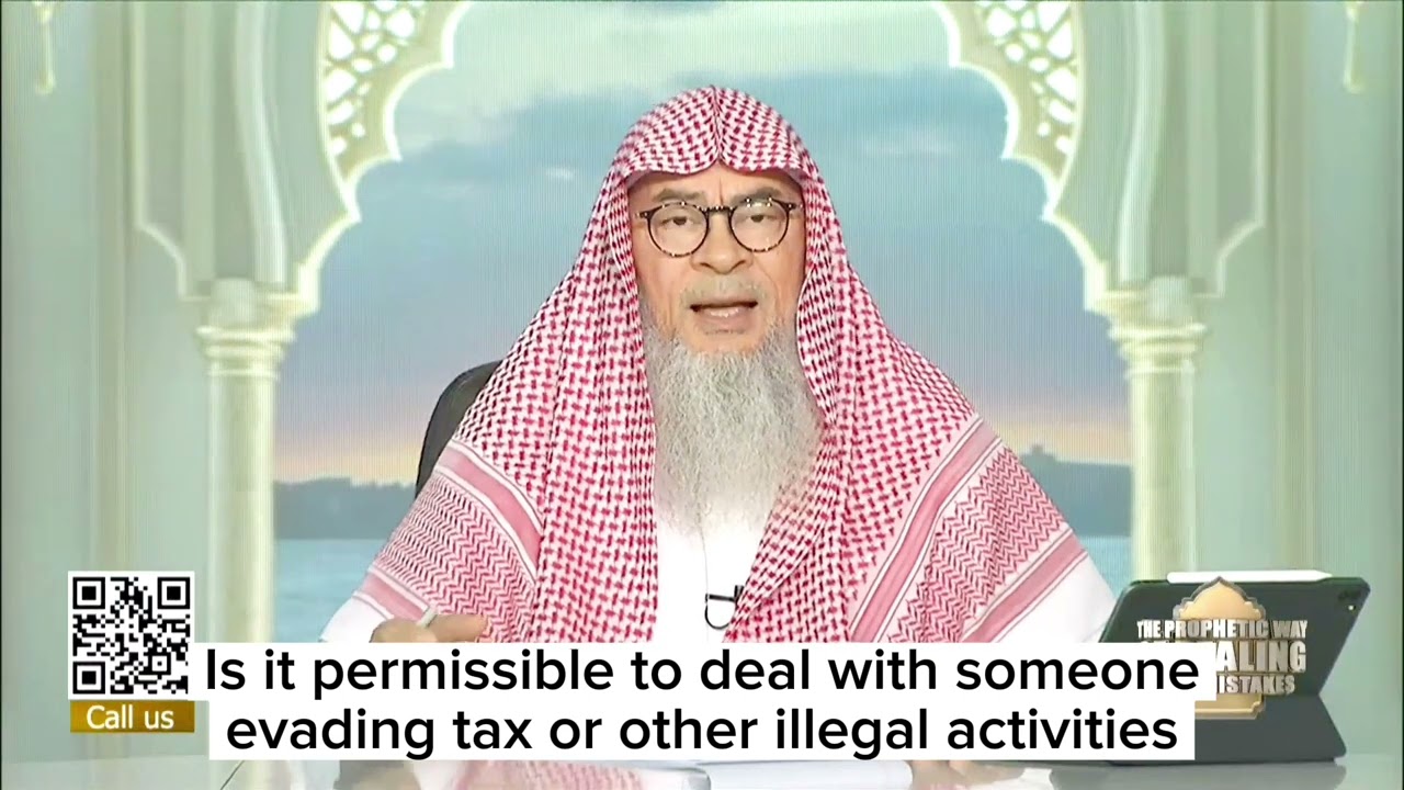 Is it permissible to deal with someone evading taxes