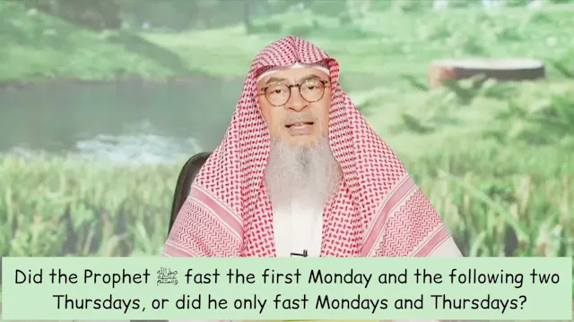 Did Prophet Fast Monday Following 2 T...