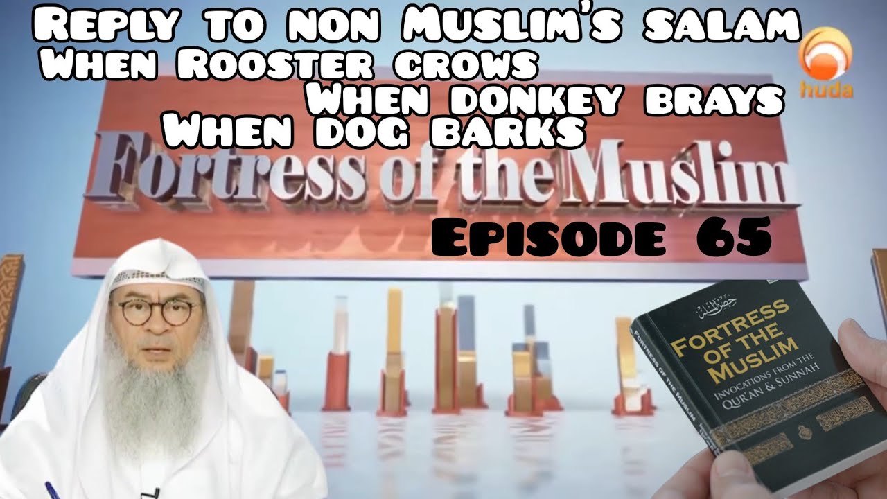 65 - Reply to non Muslim's Salam When Rooster crows, Donkey brays Dog barks