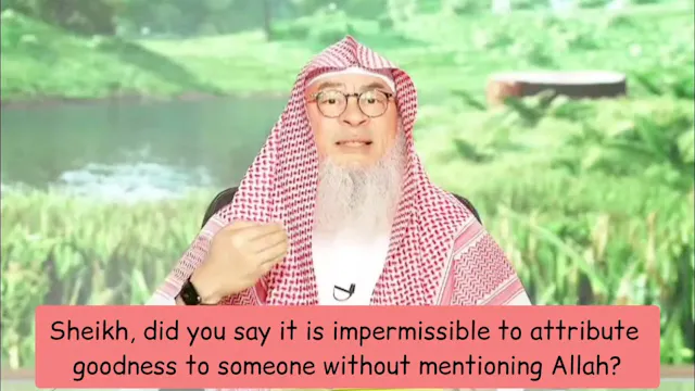 It Is Impermissible To Attribute Good...