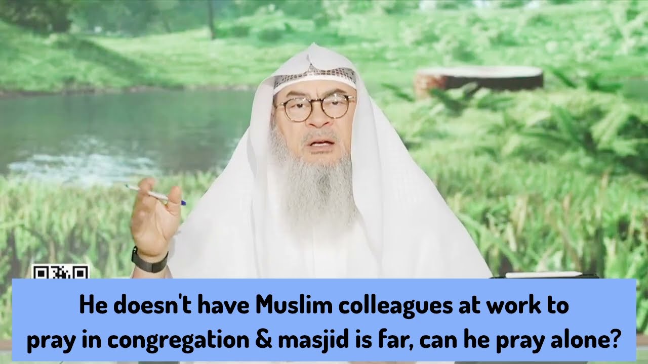 Dont have muslim colleagues at work to pray in congregation & masjid is far