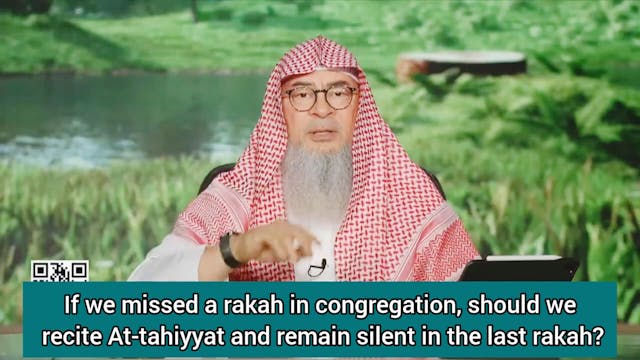 Missed rakah in congregation do we re...