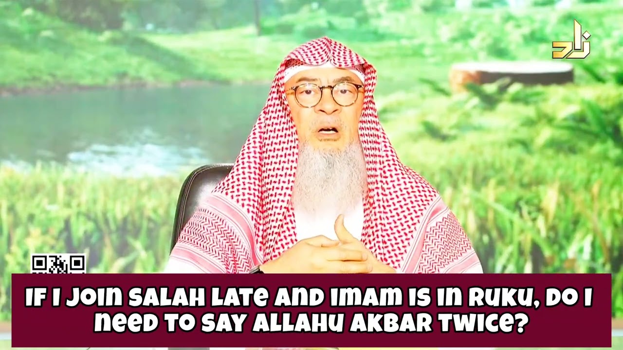 If I Join Salah Late & Imam Is In Sujood, Do I Need To Say Allahu Akbar Twice?