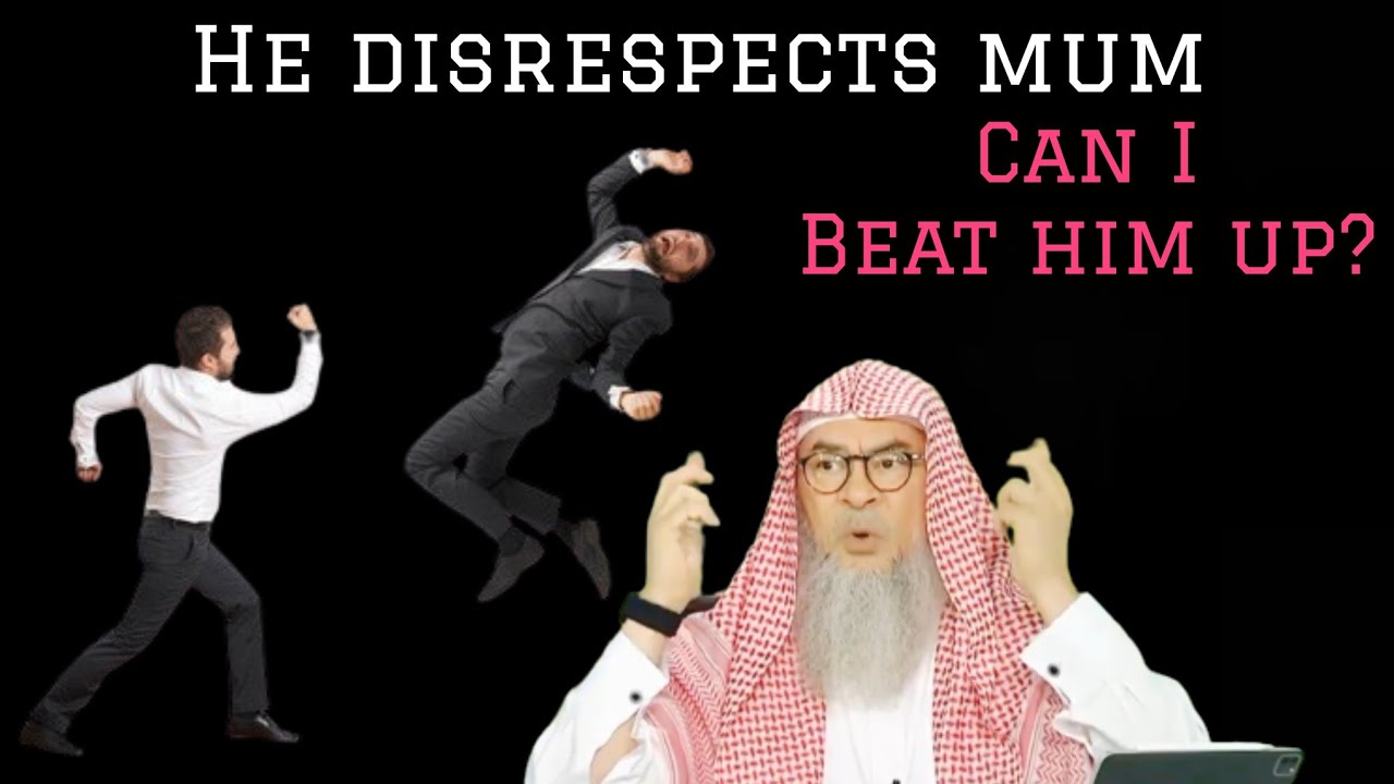 Can we beat up our adult brother to discipline him cuz he's disrespecting mum 