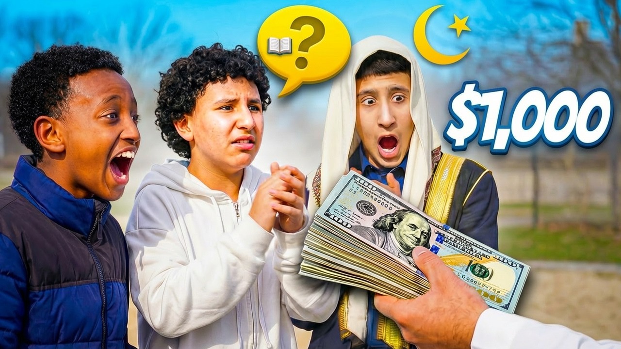 Quizzing Muslim Kids About Islam For $1,000!