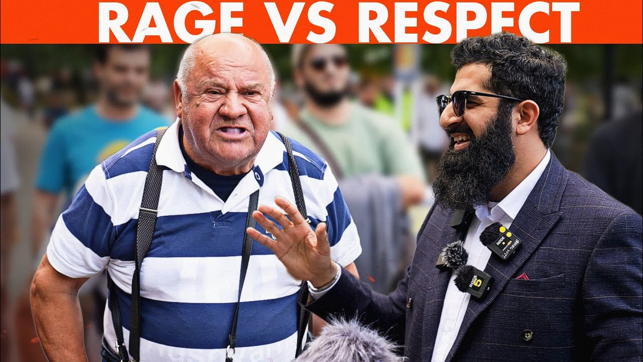 Disabled Italian Man Rages, Muslim Responds with Respect! 