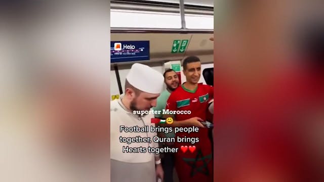 QURAN RECITED ON QATAR TRAIN