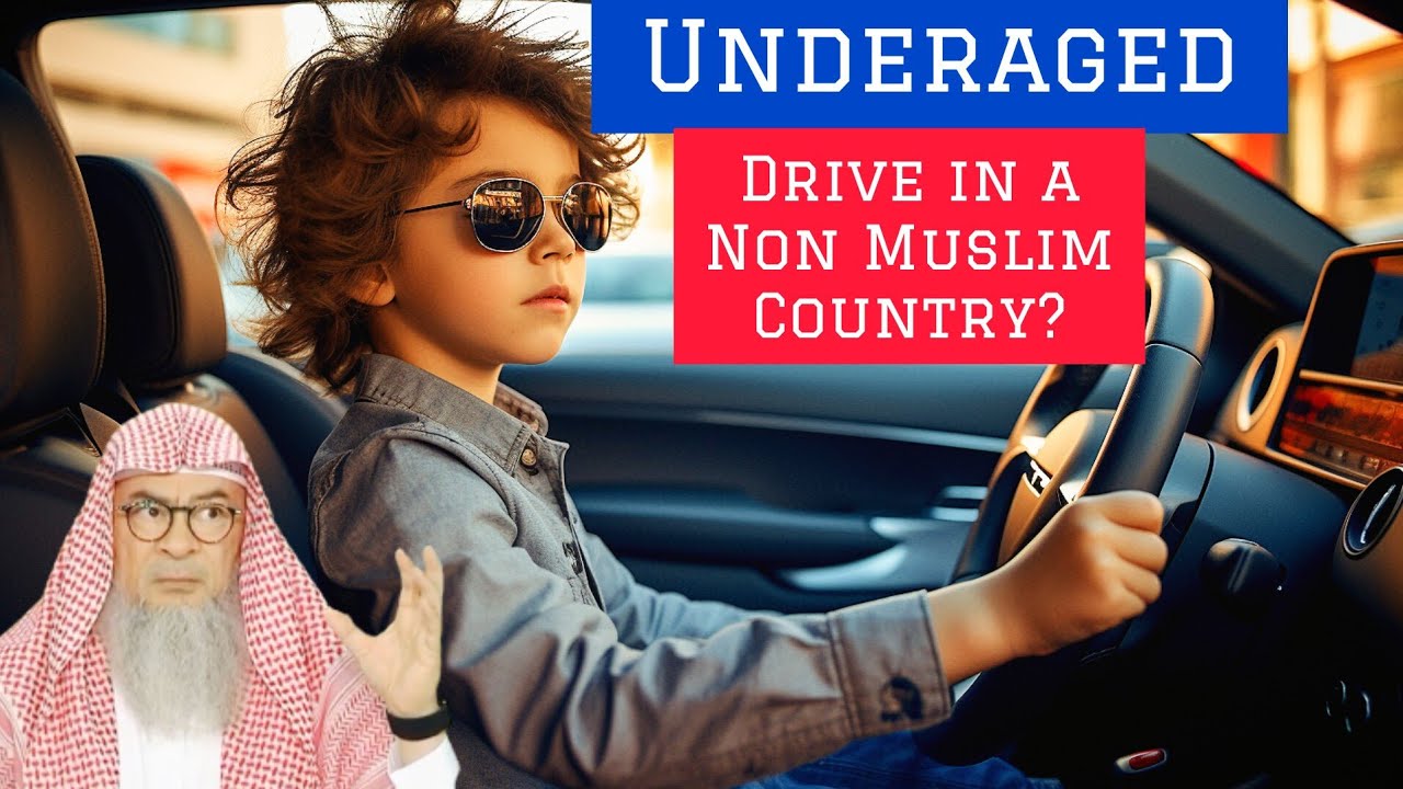 I'm below legal age of driving but a good driver I drive in a non muslim country