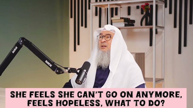 She Feels She Can't Go On Anymore Fee...