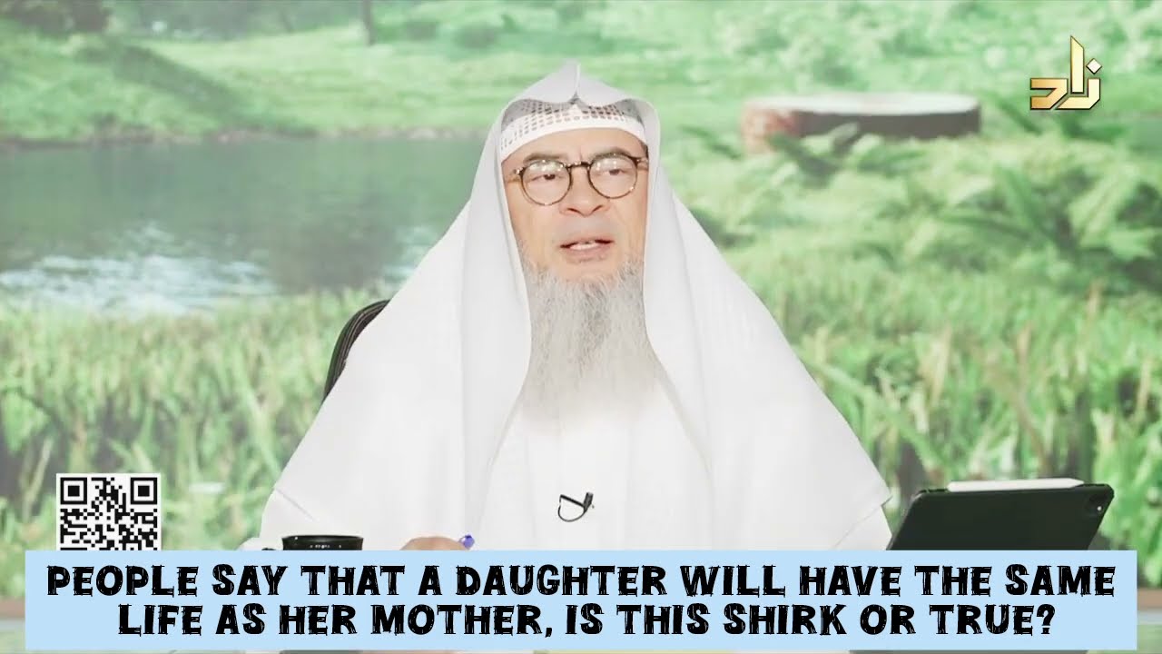 People say that a daughter will have same life as her mother, is this shirk 