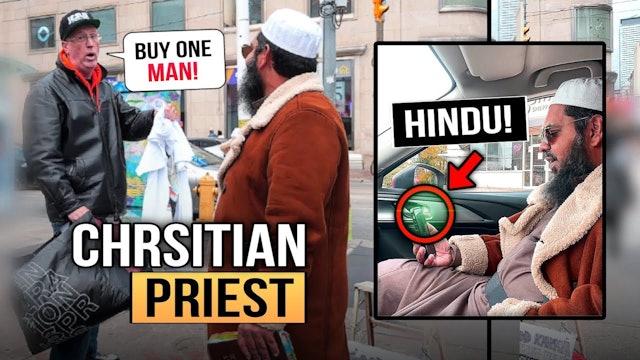 HINDU surprises Shaykh Uthman! - Catholic Priest Runs away