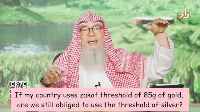 My Country Uses Zakat Threshold Of Go...