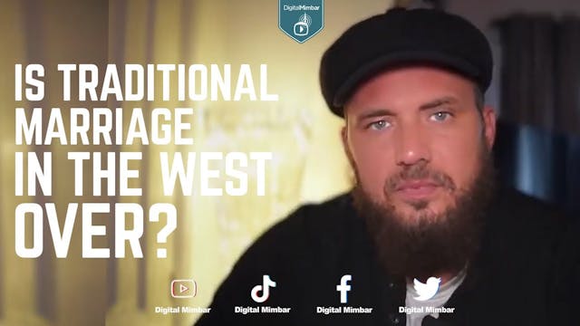 Is traditional marriage in the west o...