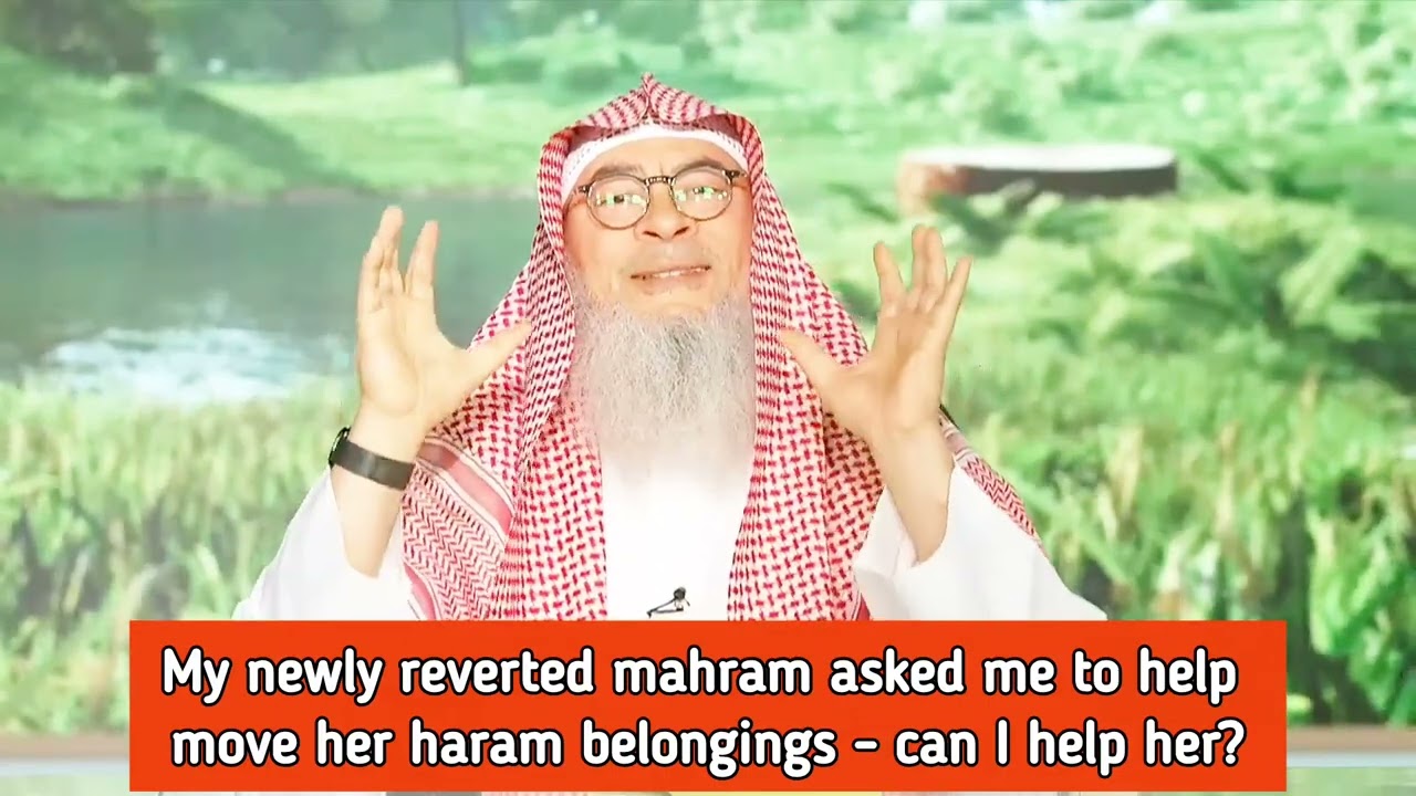 My Newly Reverted Mahram Asked Me To Help Move Her Haram Stuff, Can I Help Her?
