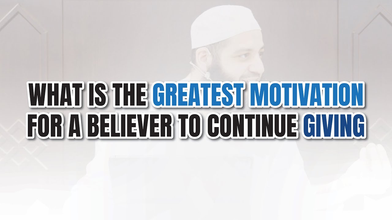 What is the greatest motivation for a believer to continue giving