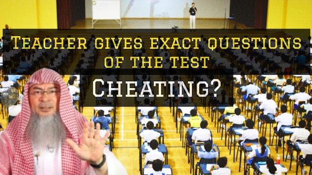 Teacher leaks questions before exam, if I study them for test, would be cheating