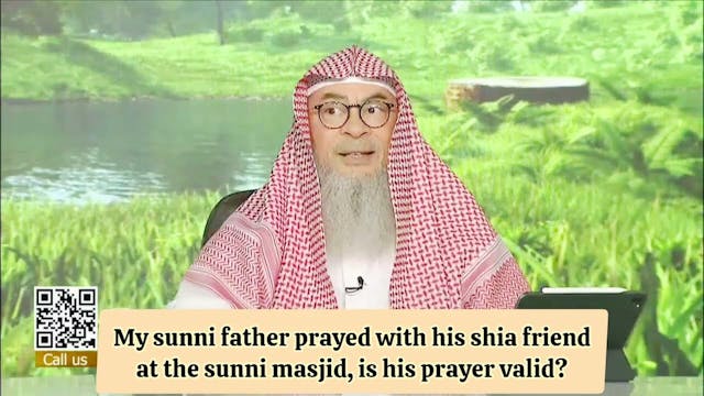 My sunni father prayed with his shia ...