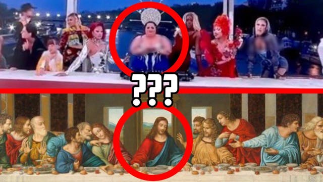 OMG! French Olympics MOCK Jesus- Musl...