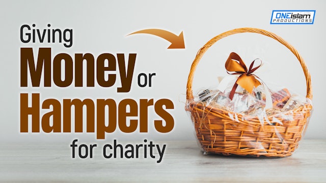 Giving Money Or Hampers For Charity