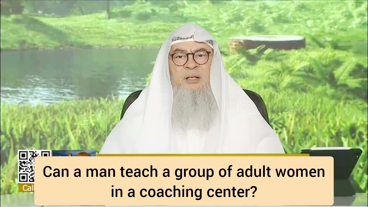 Can a man teach a group of women in a coaching center 