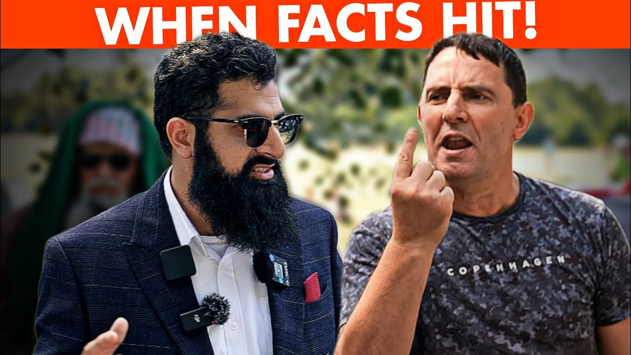 Albanian Heckler Defended Israel Blindly—Then Stormed Out! 