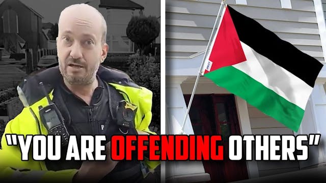 Police Triggered By Palestinian Flag