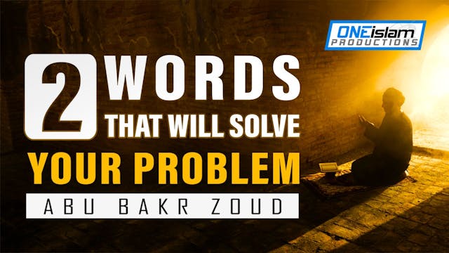2 WORDS THAT WILL SOLVE YOUR PROBLEMS