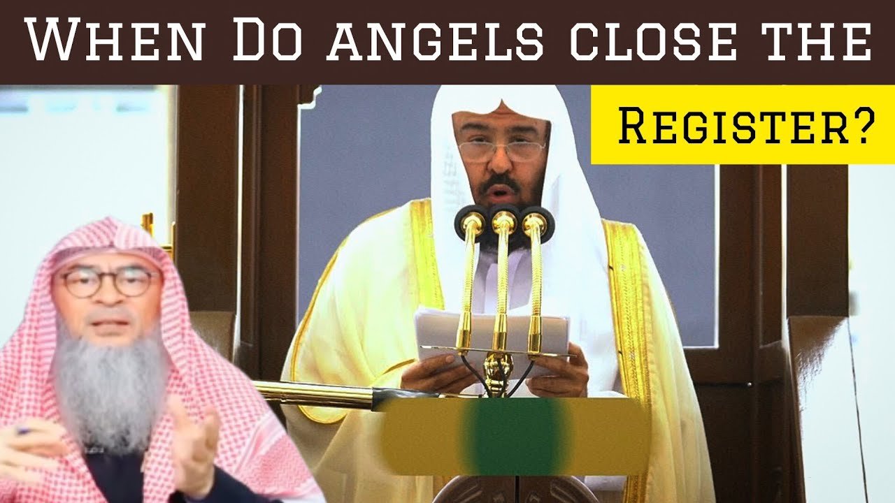 When do the angels stop recording attendance for Friday prayer 