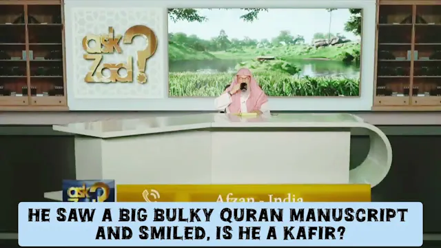 He Saw A Big Bulky Quran Manuscript &...