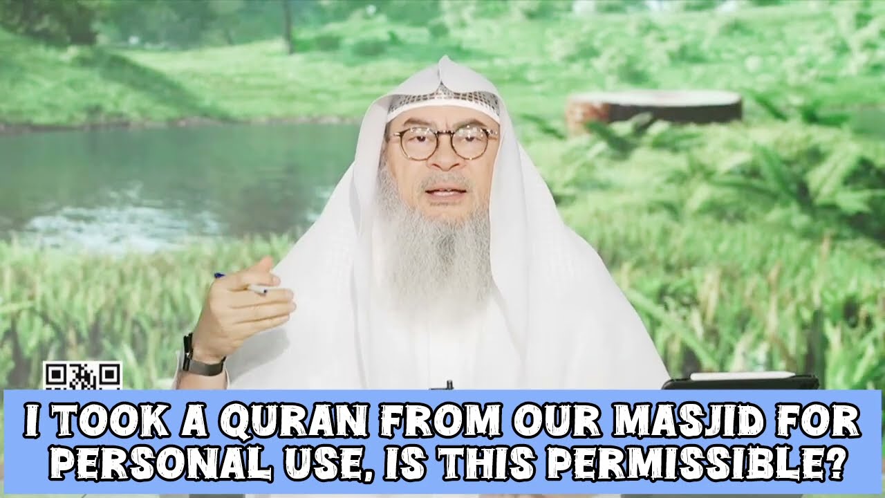 I took a Quran from masjid & took it with me for myself, is this permissible 