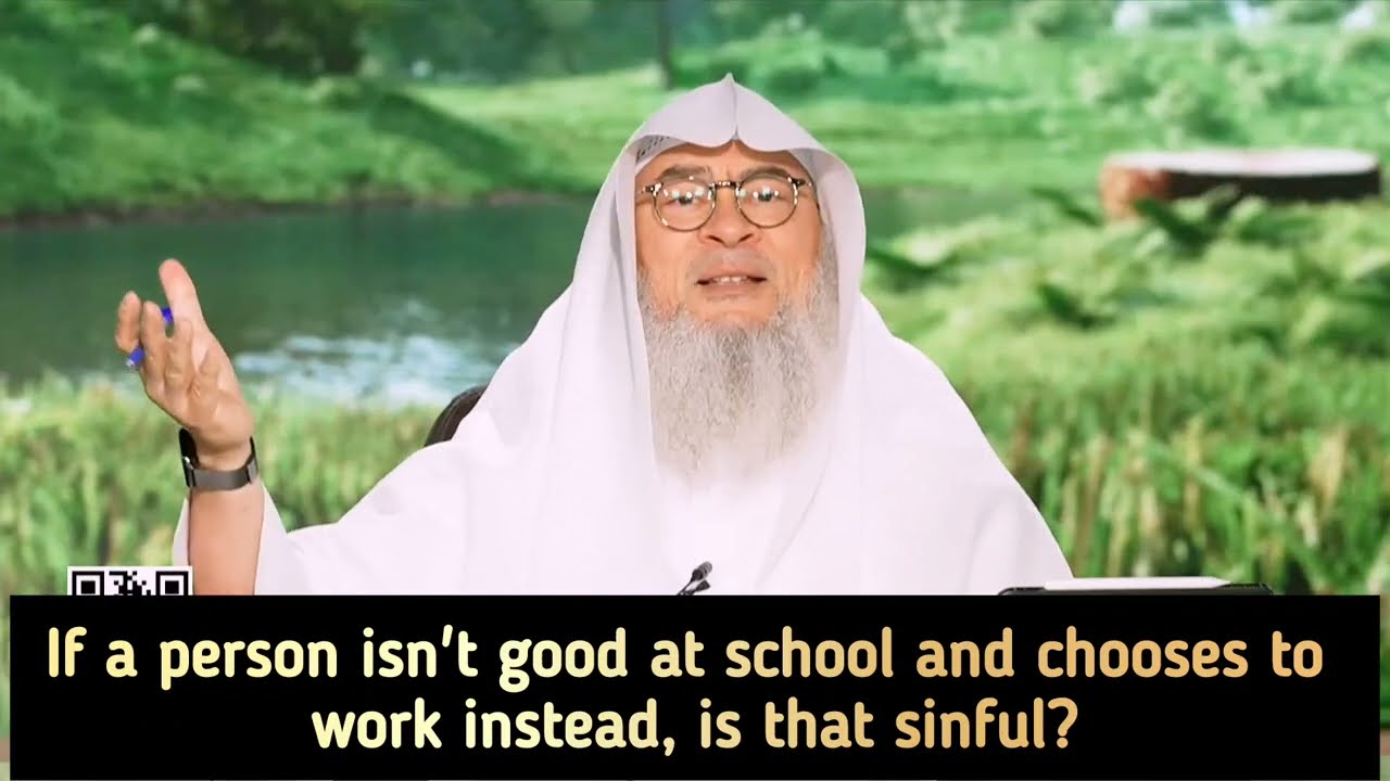 I'm Not Good At School & Choose To Work Instead, Is This Sinful?