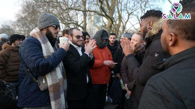 WHY ARE YOU WITH THE MUSLIMS HERE? PA...