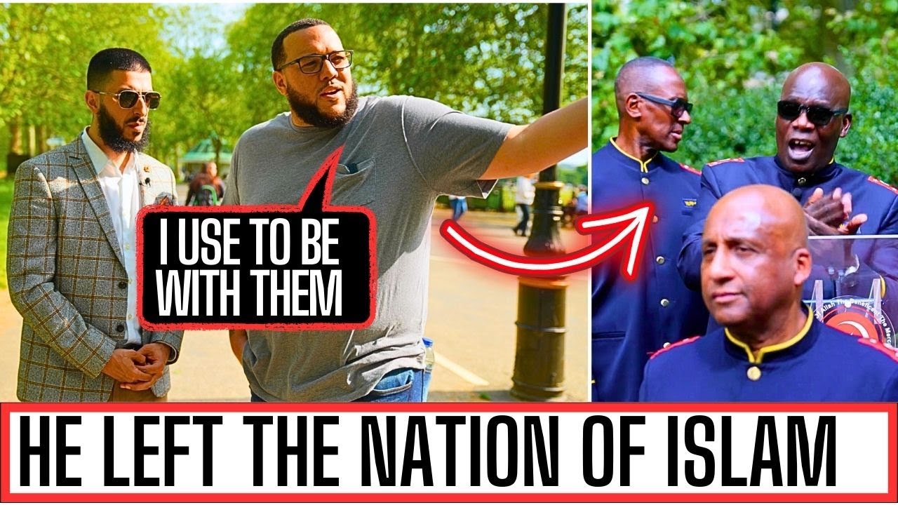 HE LEFT NATION OF ISLAM & TOOK HIS SHAHADAH 