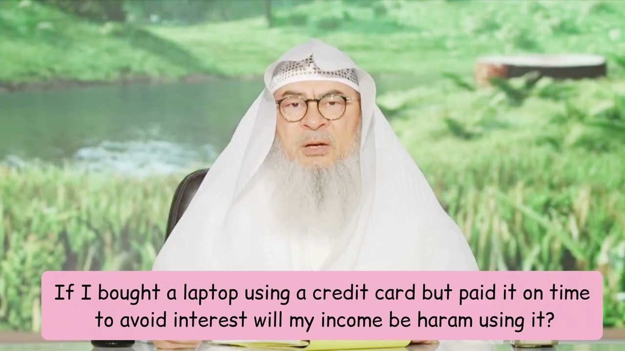 Got Laptop With Credit Card But Paid On Time To Avoid Interest, Income Halal?