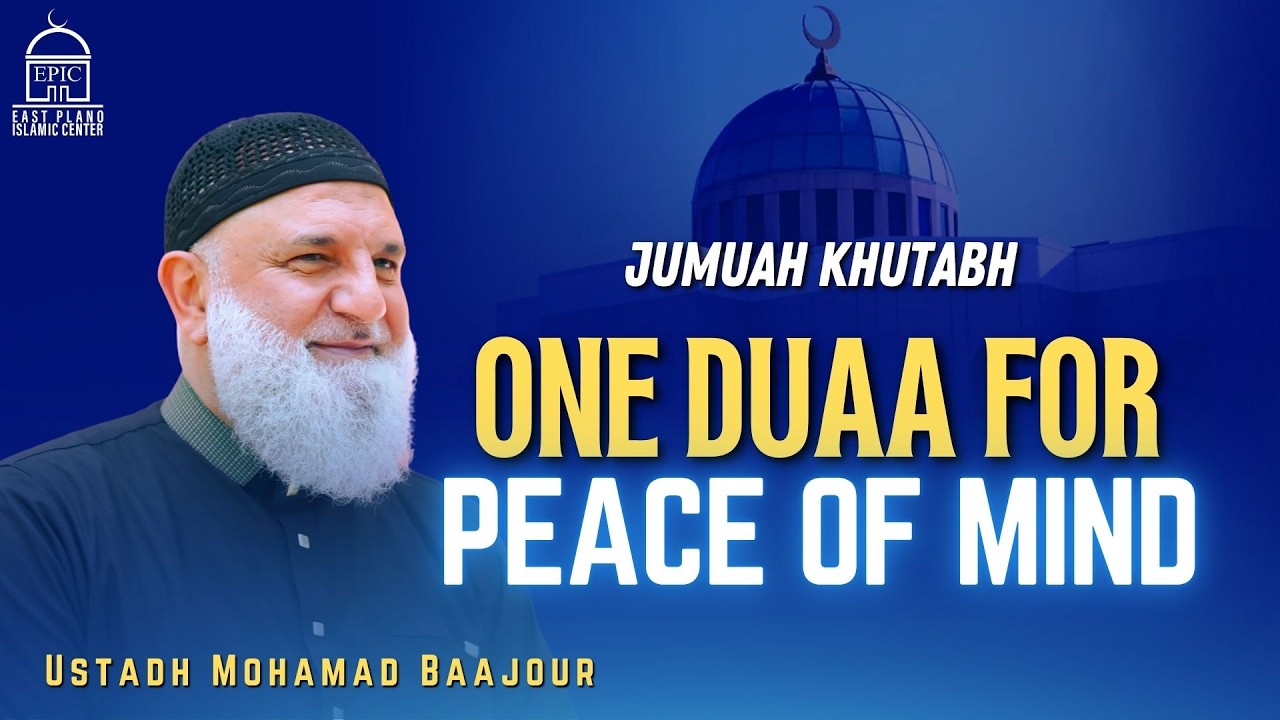 One Duaa For Peace Of Mind