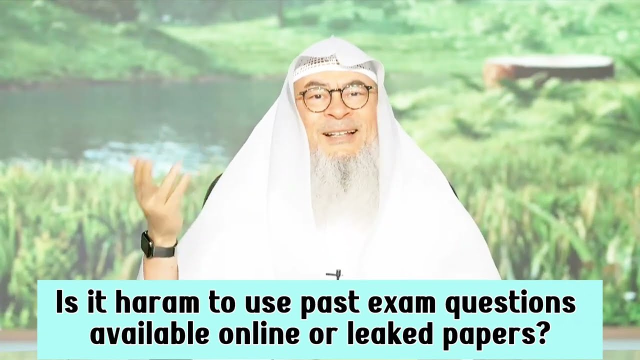 Is It Haram To Use Previous Exams Questions Available Online Or Leaked Papers?