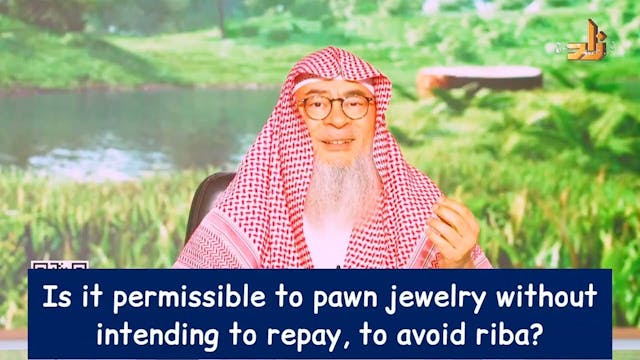 Is It Permissible To Pawn Jewelry Wit...