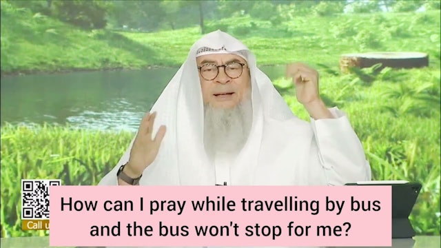 How to pray while traveling by bus & the bus won't stop for me 