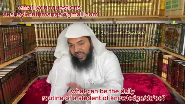 Daily Routine Of A Student Of Knowled...