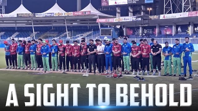 Pak & Afg Cricket Teams Pray Together