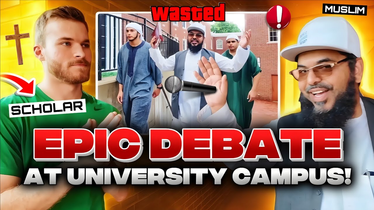 Christian PhD Scholars CHICKENED OUT & Sent His Student to Debate Muslim!