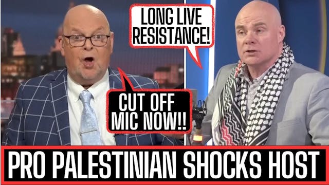 Z!ONIST HOST VS PRO PALE$TINIAN GUEST...