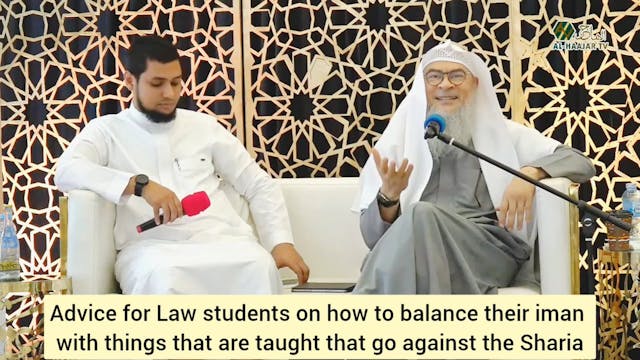 Advice to students on how to balance ...