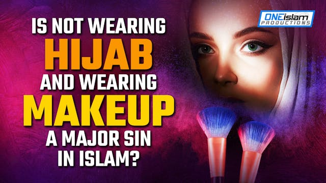 IS NOT WEARING HIJAB AND WEARING MAKE...