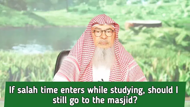 If Salah Time Enters While Studying, ...