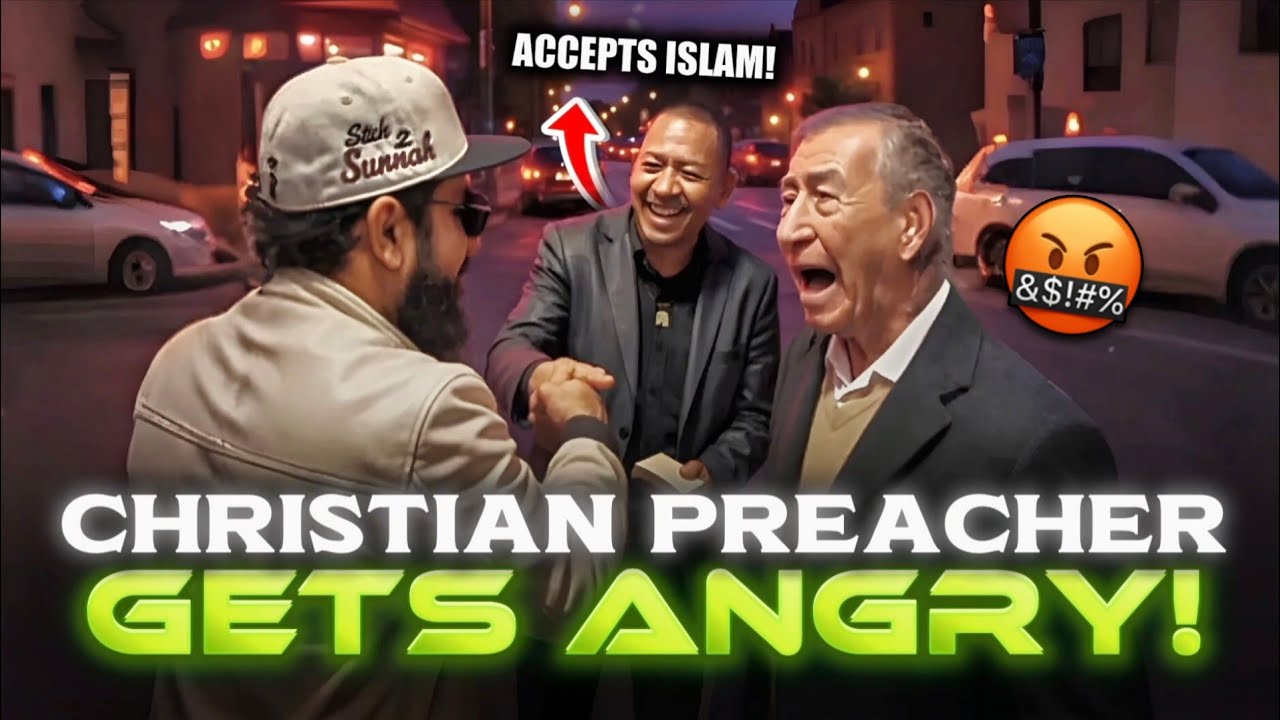 JESUS IS A LIAR! - Christian Preacher Gets SCHOOLED with his own Bible! SHAHADA!