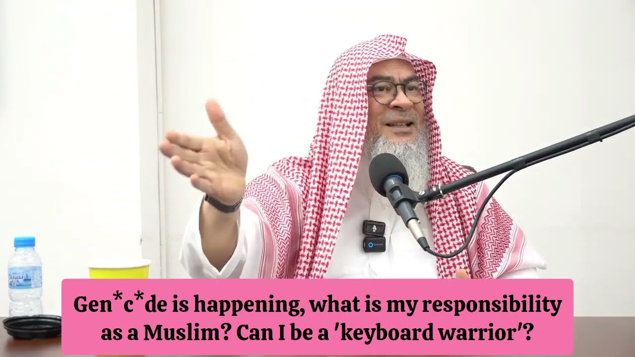 Can I be Keyboard Warrior Gencde is happening What's my responsibility as Muslim