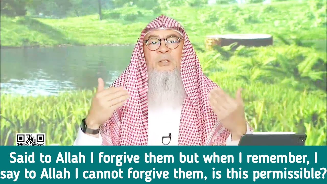 If I forgive someone but when I feel hurt I tell Allah I can't forgive them Isok